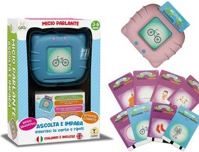 Teo Loder Gogo Mace Qe Flet Italisht/Anglisht Me Karta Te Folura 56 Karta