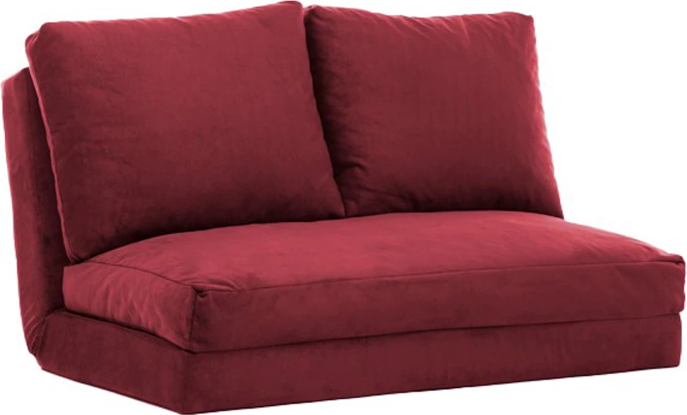 Divan-krevat 2 vende, Atelier del Sofa, Taida, ngjyrë e kuqe e errët