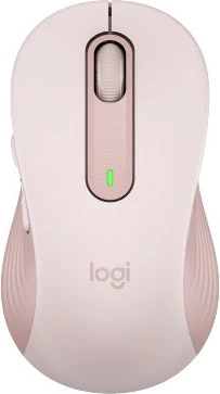 Maus Logitech Signature M650 L, Wireless, Djathtas, Optik, RF Wireless + Bluetooth, 4000 DPI, Rozë