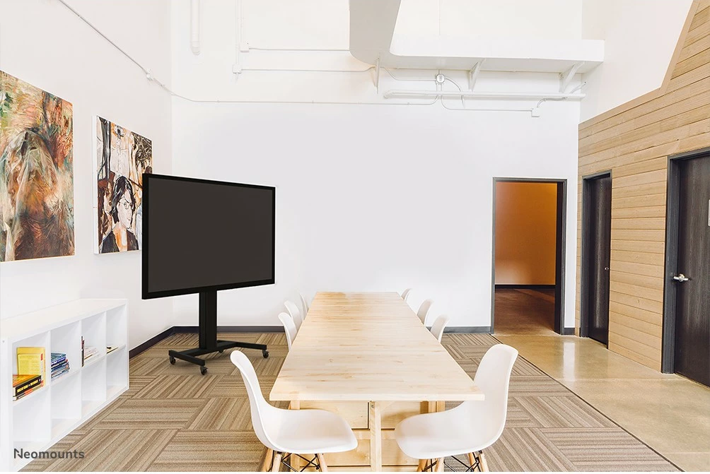 Karrocë TV Neomounts PLASMA-M2500BLACK, automatik, për ekrane 42-100 inç, 150 kg, e zezë