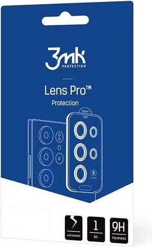 Xham mbrojtës për lente kamere 3MK Lens Pro për Samsung Galaxy Z Flip 5, 9H, transparent, 1 copë