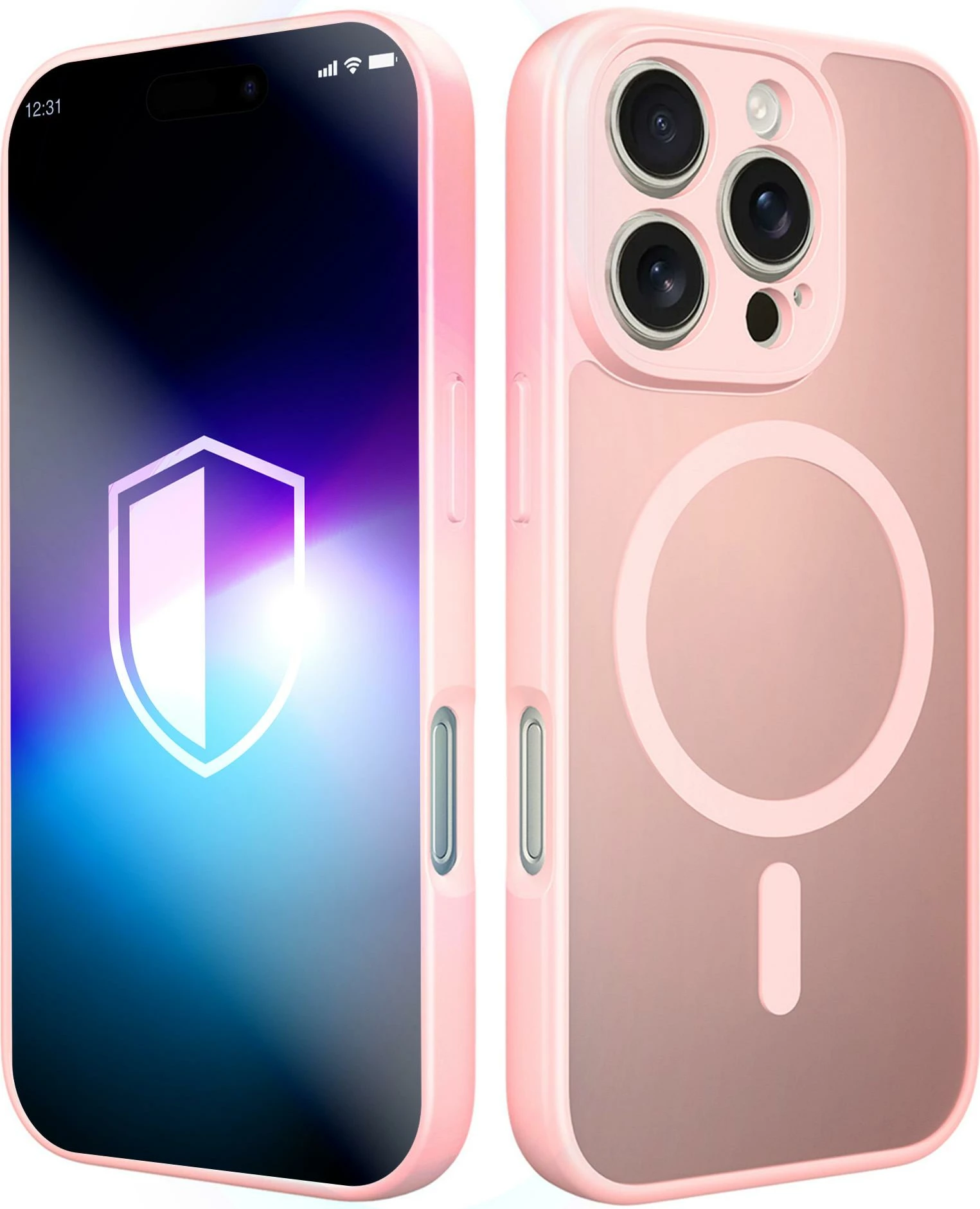 Mbështjellës 3mk Misty MagCase për iPhone 16 Pro, MagSafe, rozë, 1 copë
