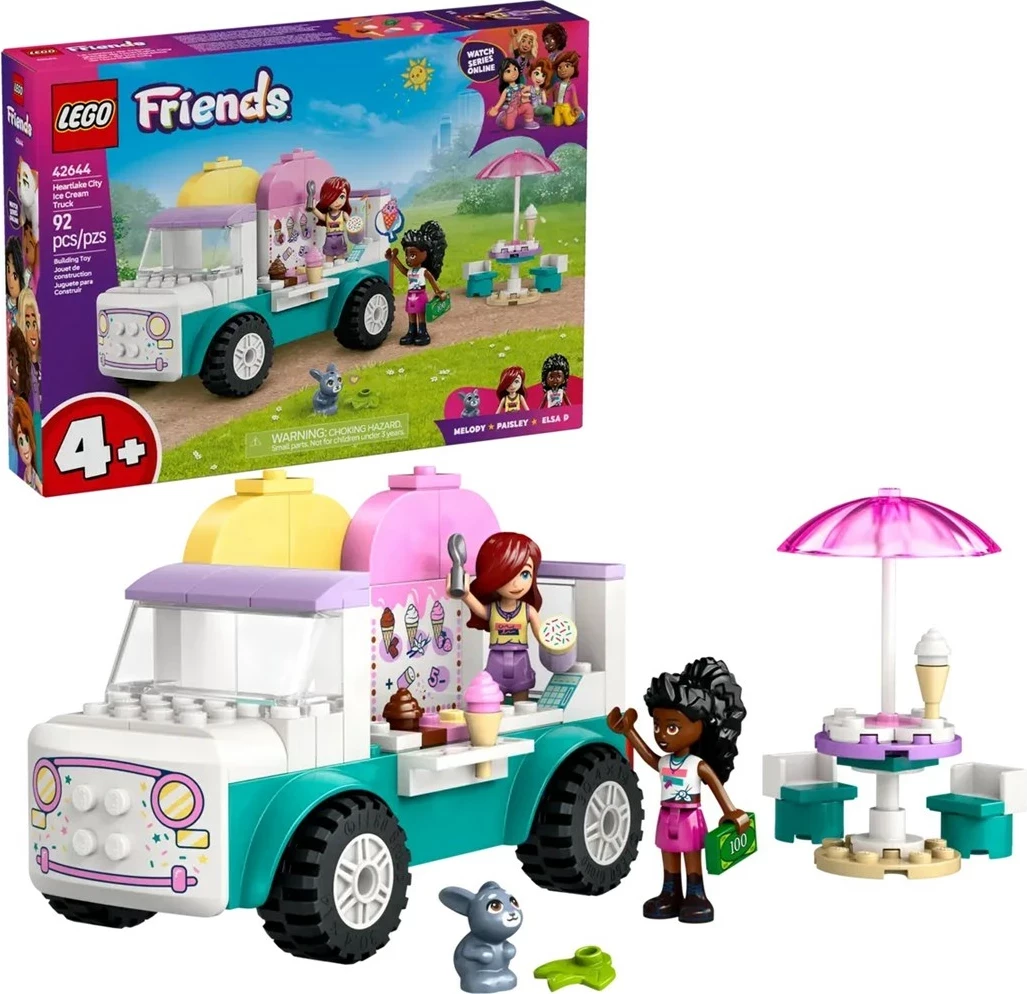 Set LEGO Friends 42644 Furgoni i Akullores Heartlake City