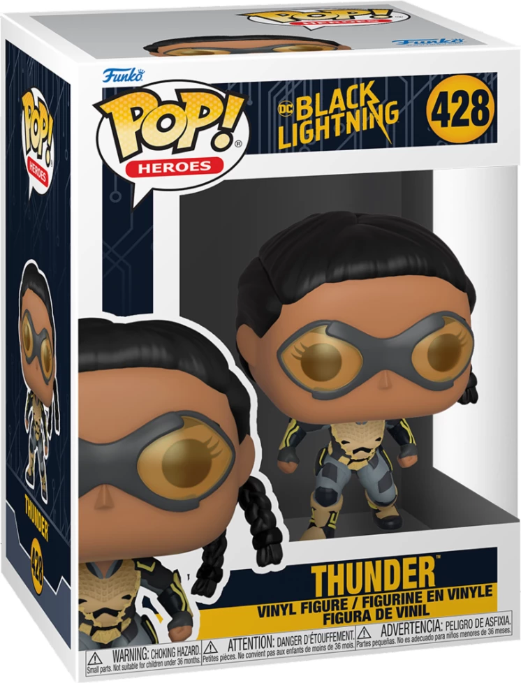 Figurinë vinili koleksionuese Funko POP! Heroes Black Lightning Thunder Nr. 428