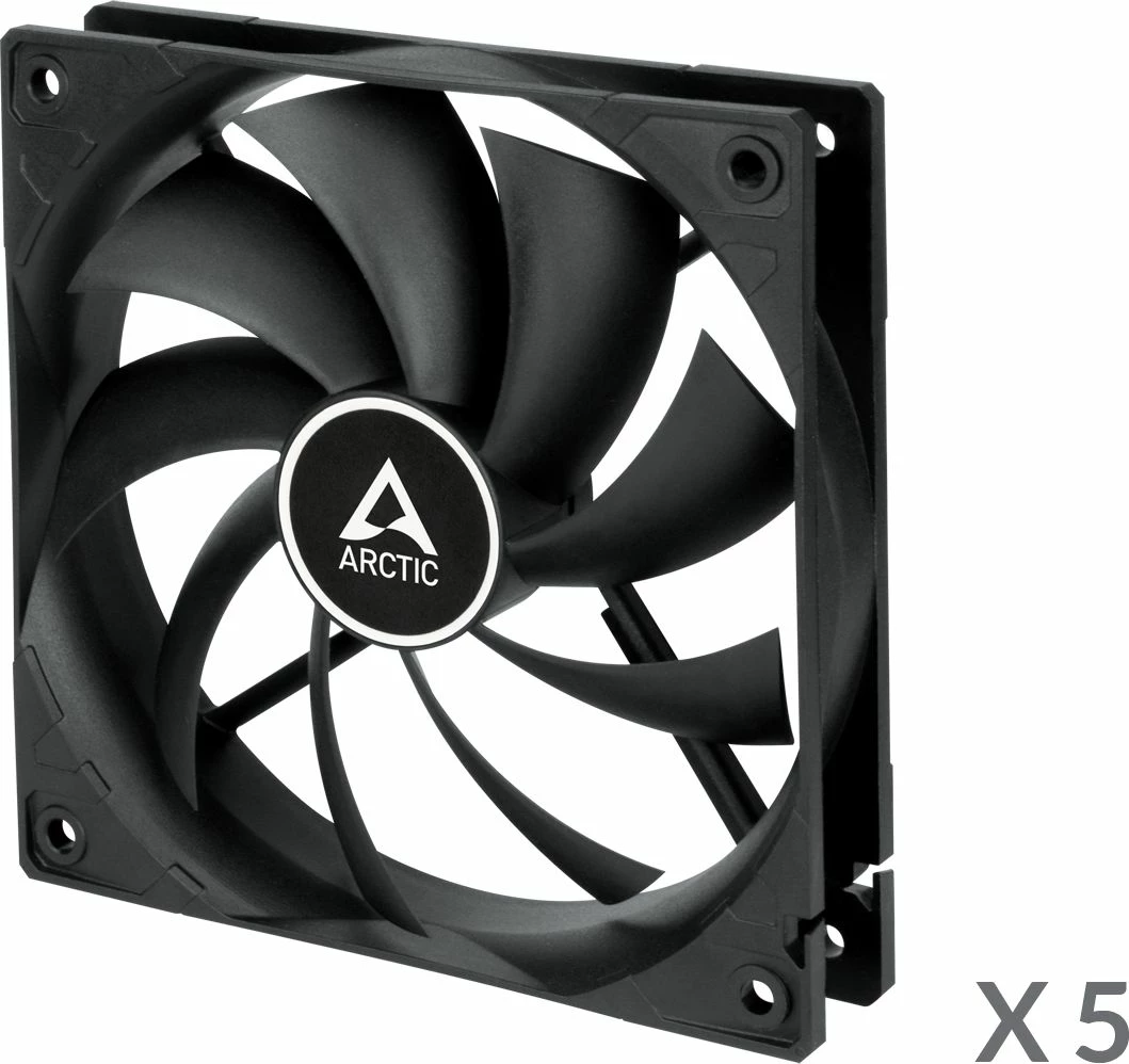 Ventilator kompjuteri Arctic F12 120mm 5-pack, i zi