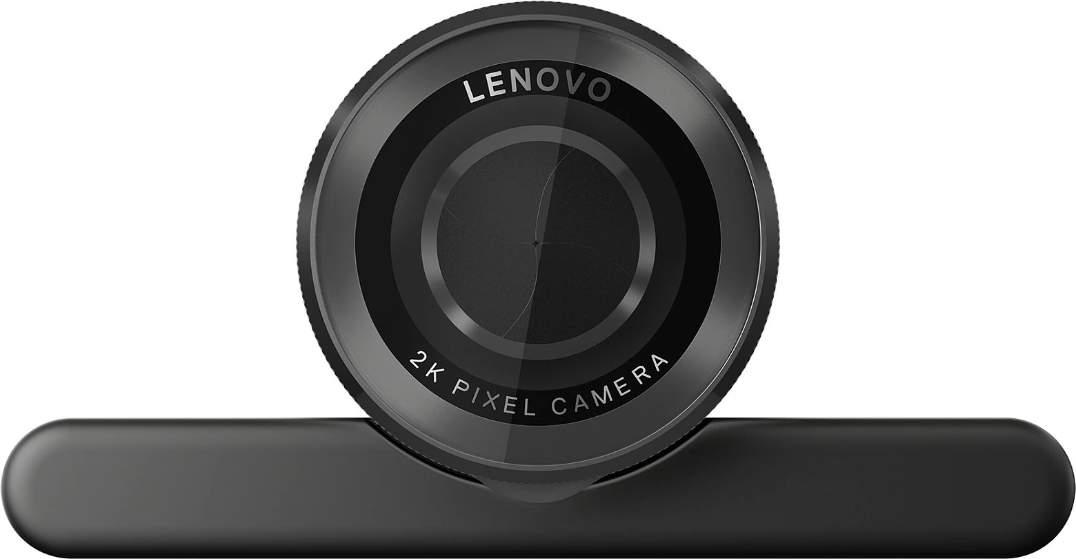 Webcam Lenovo QHD 2K, USB-C, Auto Focus, HDR, FOV i rregullueshëm, e zezë