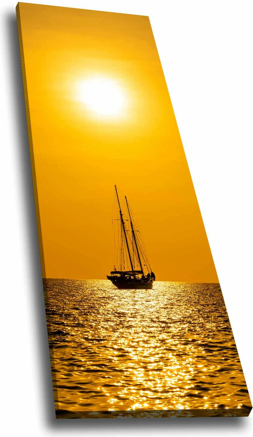 Pikturë dekorative në kanavacë, shumëngjyrëshe, 30x90cm, 30902019C-018