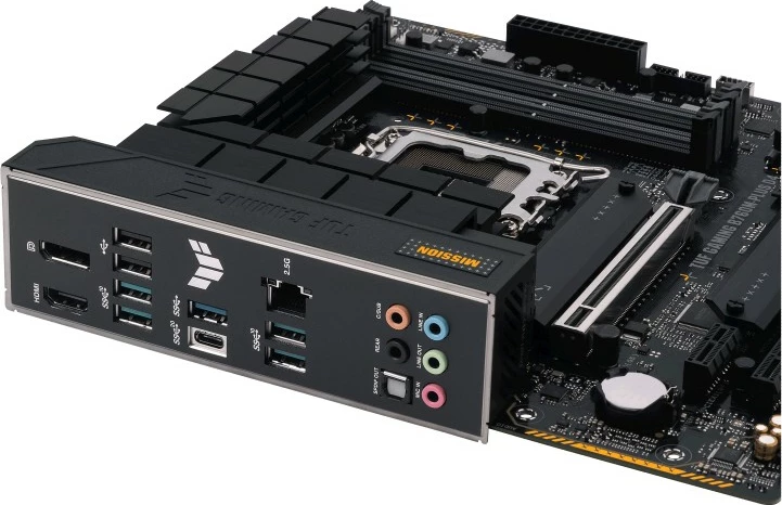 Pllakë amë ASUS TUF GAMING B760M-PLUS D4, Intel, LGA 1700, DDR4, 128 GB