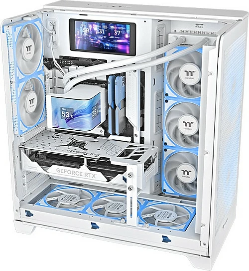 Ftohës CPU me lëng Thermaltake MAGCurve 360 Ultra Snow, AIO 360mm, 3x120mm ARGB, i bardhë