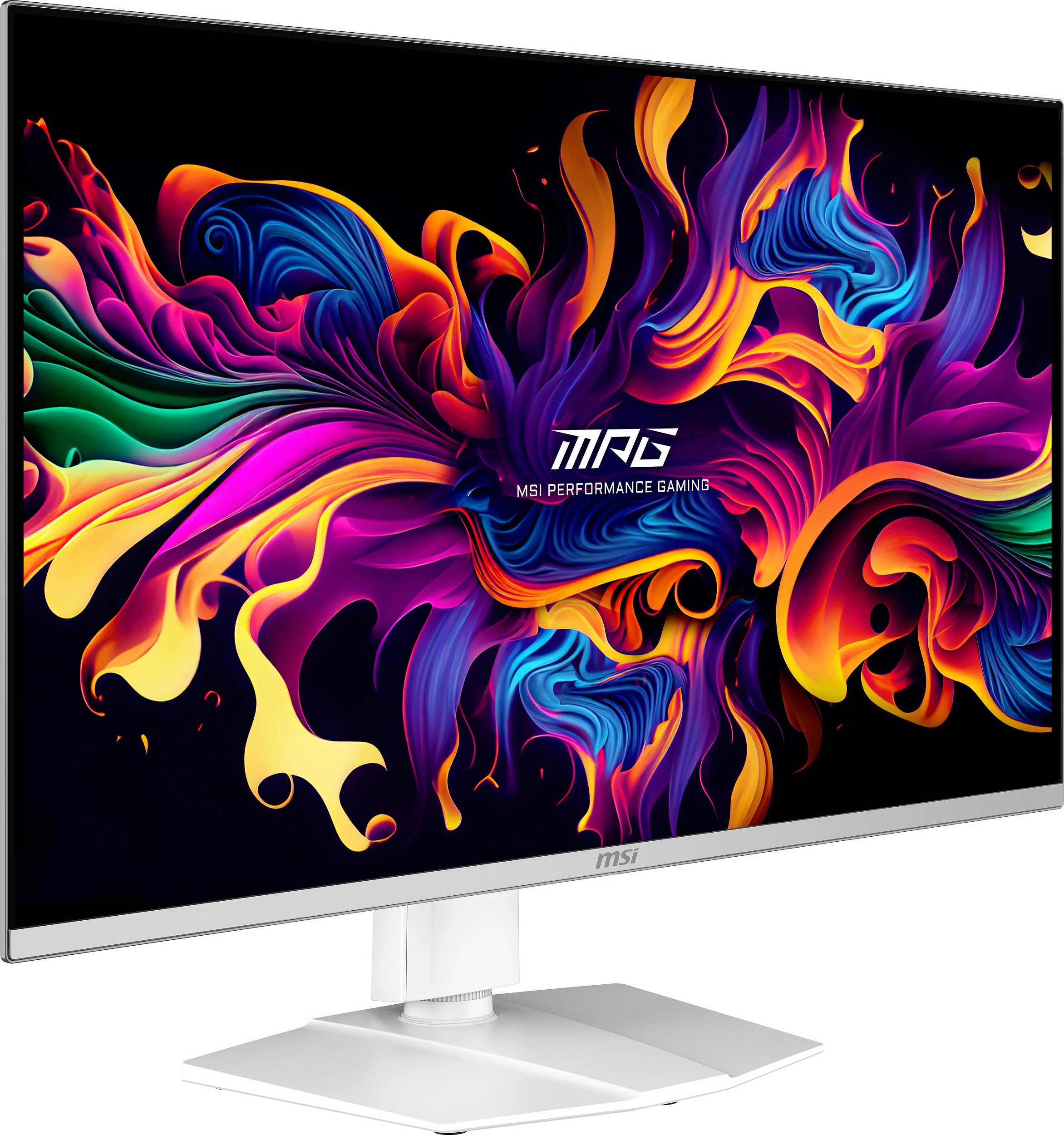 Monitor MSI 9S6-3DD29A-022, 31.5", 4K QD-OLED, 240Hz, 0.03ms, HDR, USB-Hub, Pivot, i bardhë