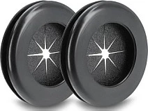 Gromet për kabllo DeLOCK 67327, 2 copë, vrimë 30 mm, plastikë, e zezë