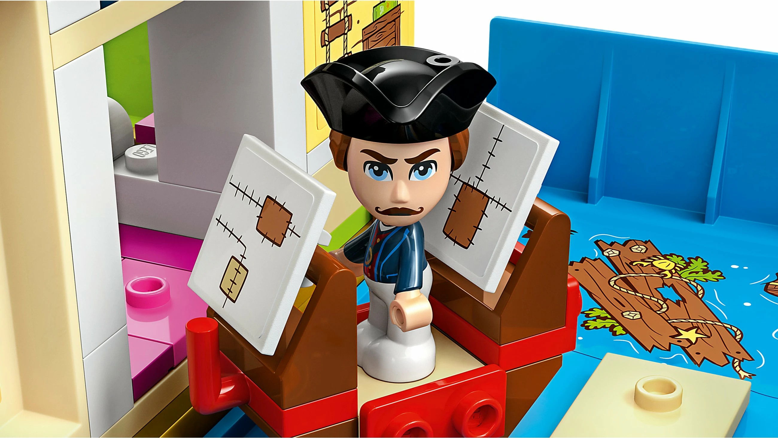 Set ndërtimi LEGO Peter Pan & Wendy's Storybook Adventure, 111 pjesë, plastikë, multingjyrësh