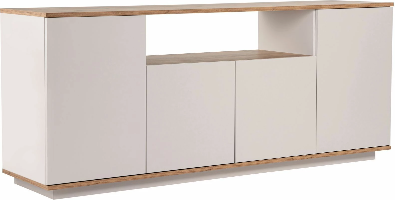 Konsol Skye Decor, Arista, ngjyrë cashmere dhe Atlantic Pine
