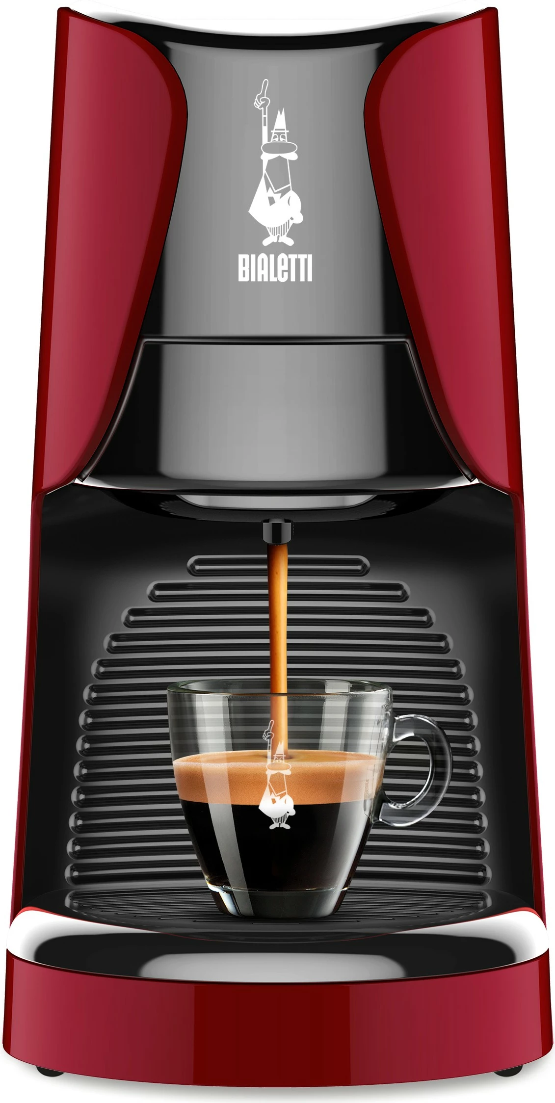 Aparat kafeje me kapsula Bialetti 098150531, 0.4L, 1450W, e kuqe