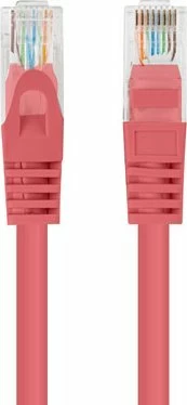 Kabllo rrjeti patchcord Lanberg PCU6-20CC-0100-R Cat6 UTP 1 m RJ-45, e kuqe, 10 copë