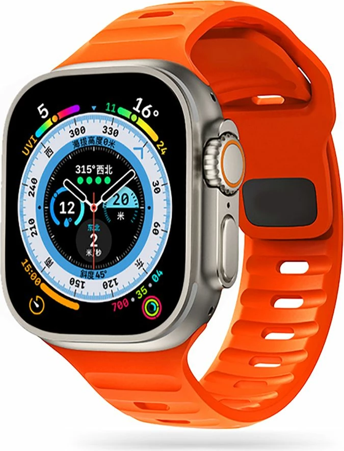 Rrip sportiv për Apple Watch Tech-Protect IconBand Line, portokalli