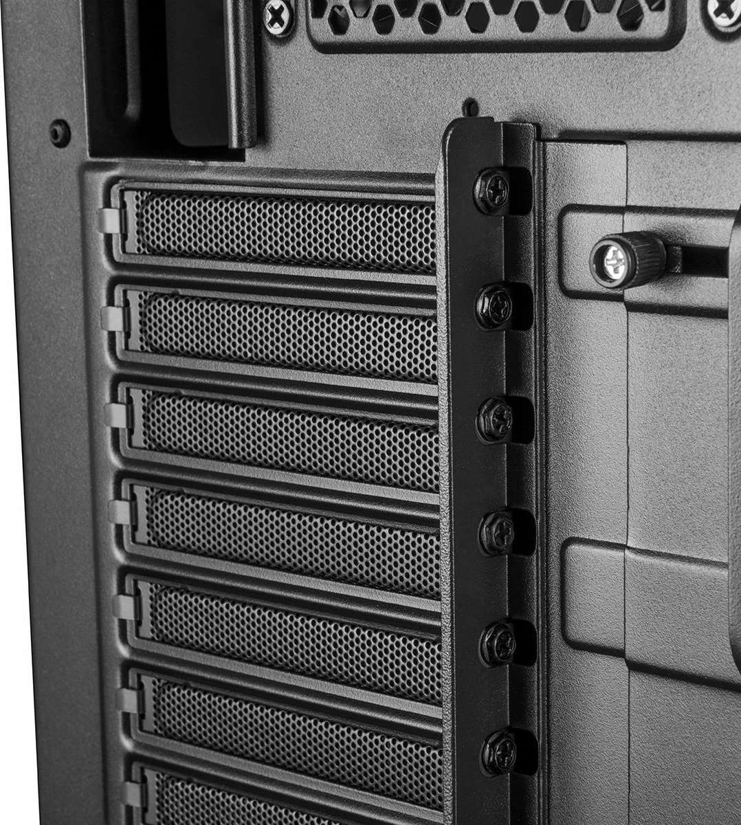 Kasë Modecom Oberon Pro Silent AT-OBERON-PS-10-000000-0002 Midi Tower ATX me izolim zëri, pa furnizues rryme, pa dritare, e zezë