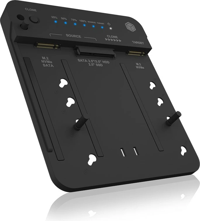 Stacion klonimi ICY BOX IB-2913MCL-C31, HDD, SSD, USB 3.2 Gen 2, 10 Gbit/s, Ngjyrë e zezë