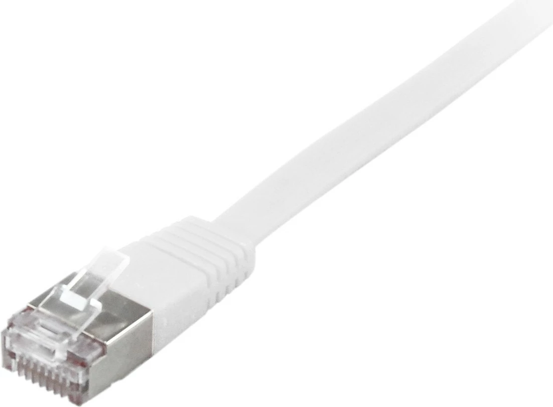 Kabllo rrjeti EQUIP Cat6a, 10m, flat, RJ-45, e bardhë