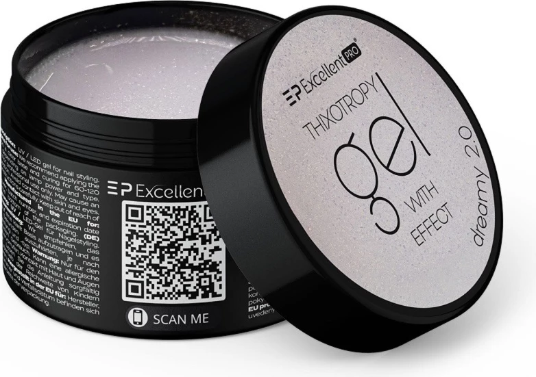 Xhel ndërtues për thonj për femra Excellent PRO Dreamy 2.0, 15g