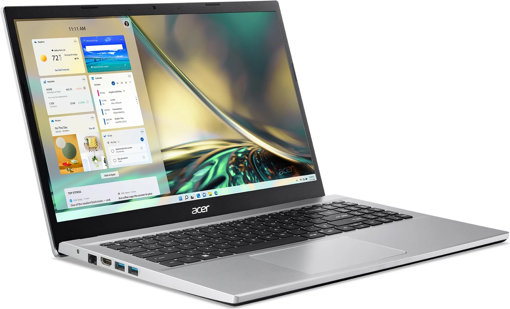 Kompjuter Acer Aspire 3 A315-59-568J, Intel Core i5, 8GB RAM, 512GB SSD, 15.6 inch, Pure Silver