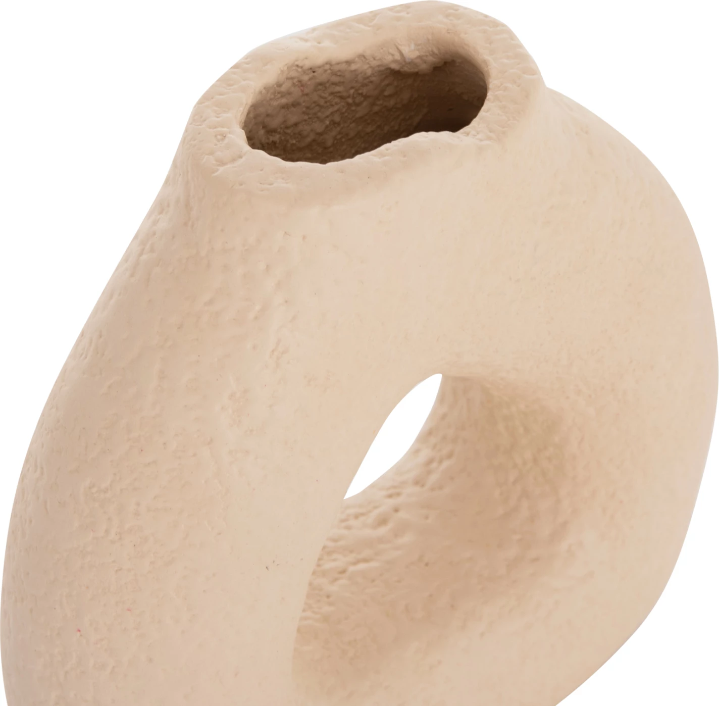 Vazo dekorative tavoline DECANT, terrakotë, ngjyrë e bardhë krem, FH4667.02S, 17.5x6.5x17cm