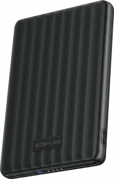 Powerbank EcoFlow RAPID Mag 5K, 5000mAh, Qi2 15W kabllos, Slim, i zi