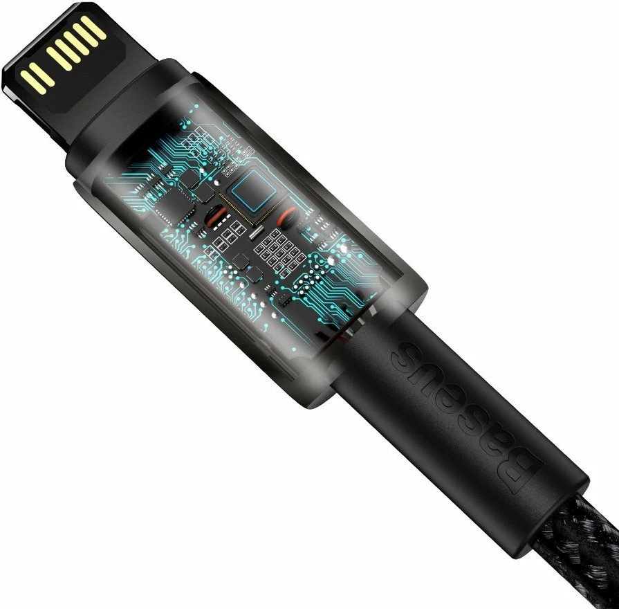 Kabllo Baseus CATLWJ-A01 USB-C në Lightning, 2m, 20W, e zezë