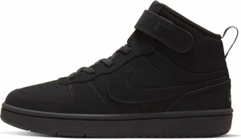 Atlete fëmijësh Nike Court Borough Mid 2 CW5868-001, të zeza [Madhësia: 35]