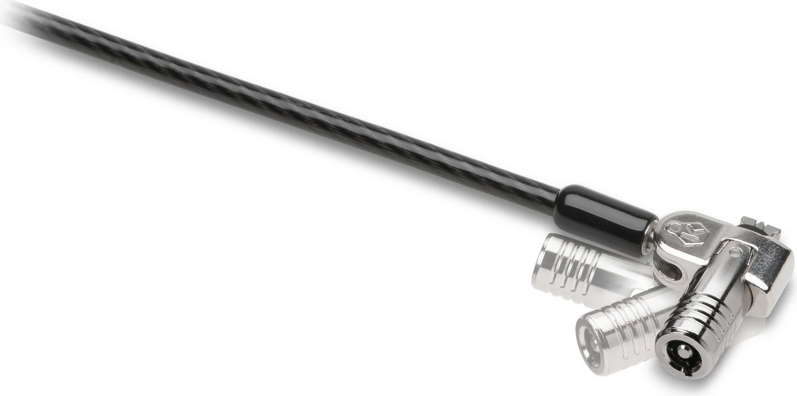 Kabëll sigurie Kensington NanoSaver, me çelës, 1.8m, për laptop, ngjyrë e zezë/inoks