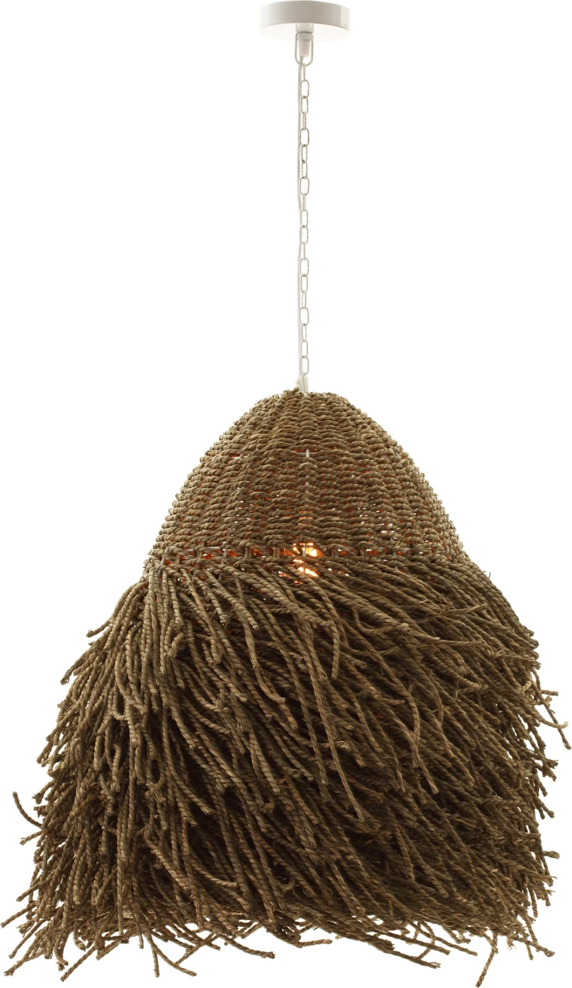 Llambë varëse tavani FH4348, ngjyrë natyrale, Φ54x56-140H cm