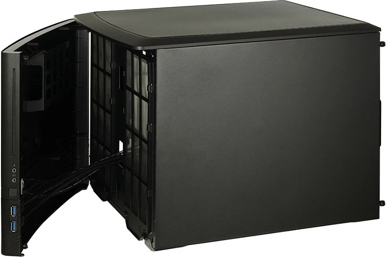 Kasë Fractal Design NODE 804, Cube, micro ATX, e zezë
