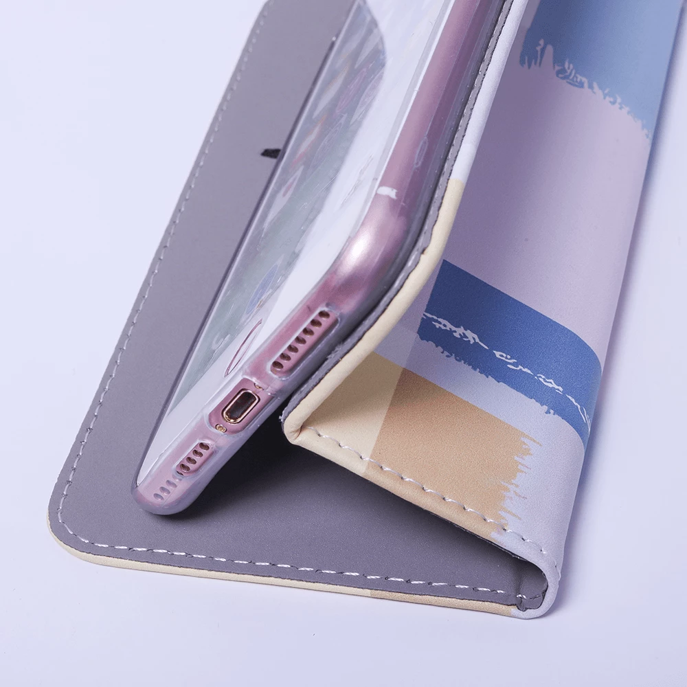 Mbështjellës me kapak ONASI Smart Pastel për Samsung Galaxy S22 Ultra 5G, PU lëkurë, me xhep karte, MPN 16904, blu