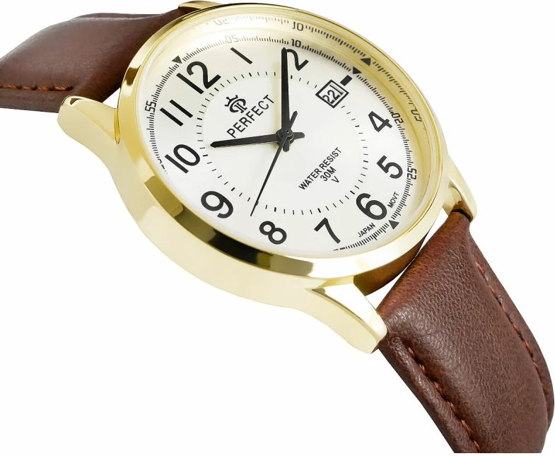 Orë dore për meshkuj PERFECT, ngjyrë ari