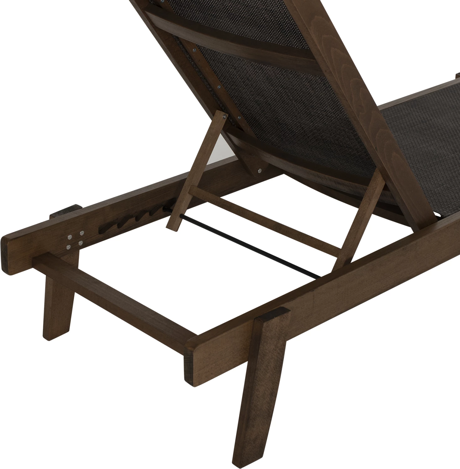 Shezllon profesional për plazh, dru ahu, ngjyrë arre, FH10356.04, 200x61-66x31-91H cm 8