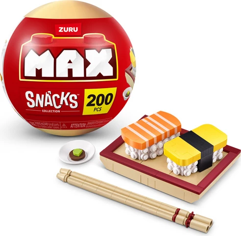 MAX Snacks Collection – Kapsulë Misteri Ndërtimi nga ZURU (Stilet Ndryshojnë)