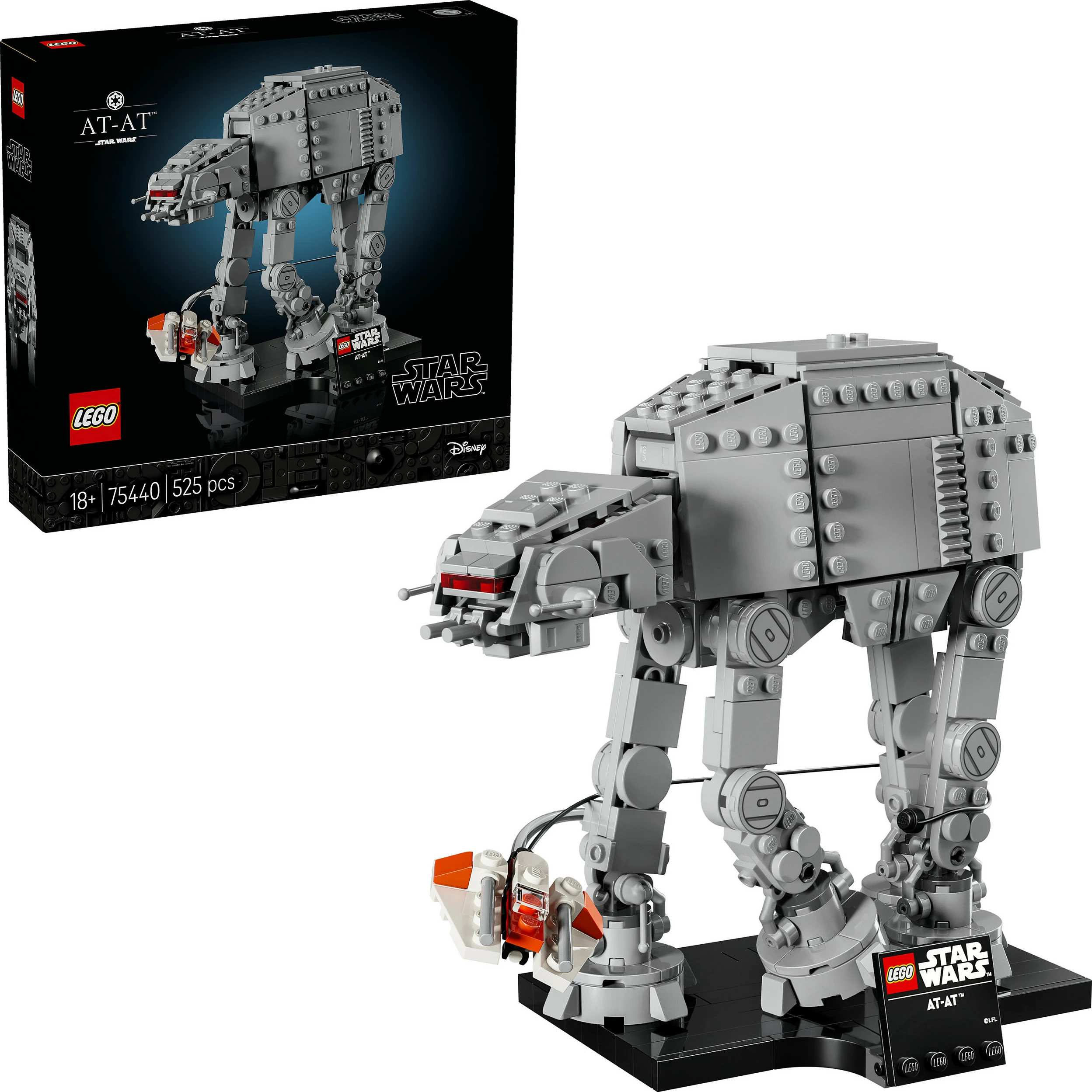 Set ndërtimi LEGO Star Wars AT-AT 75440, 525 copë, 18+, shumëngjyrësh