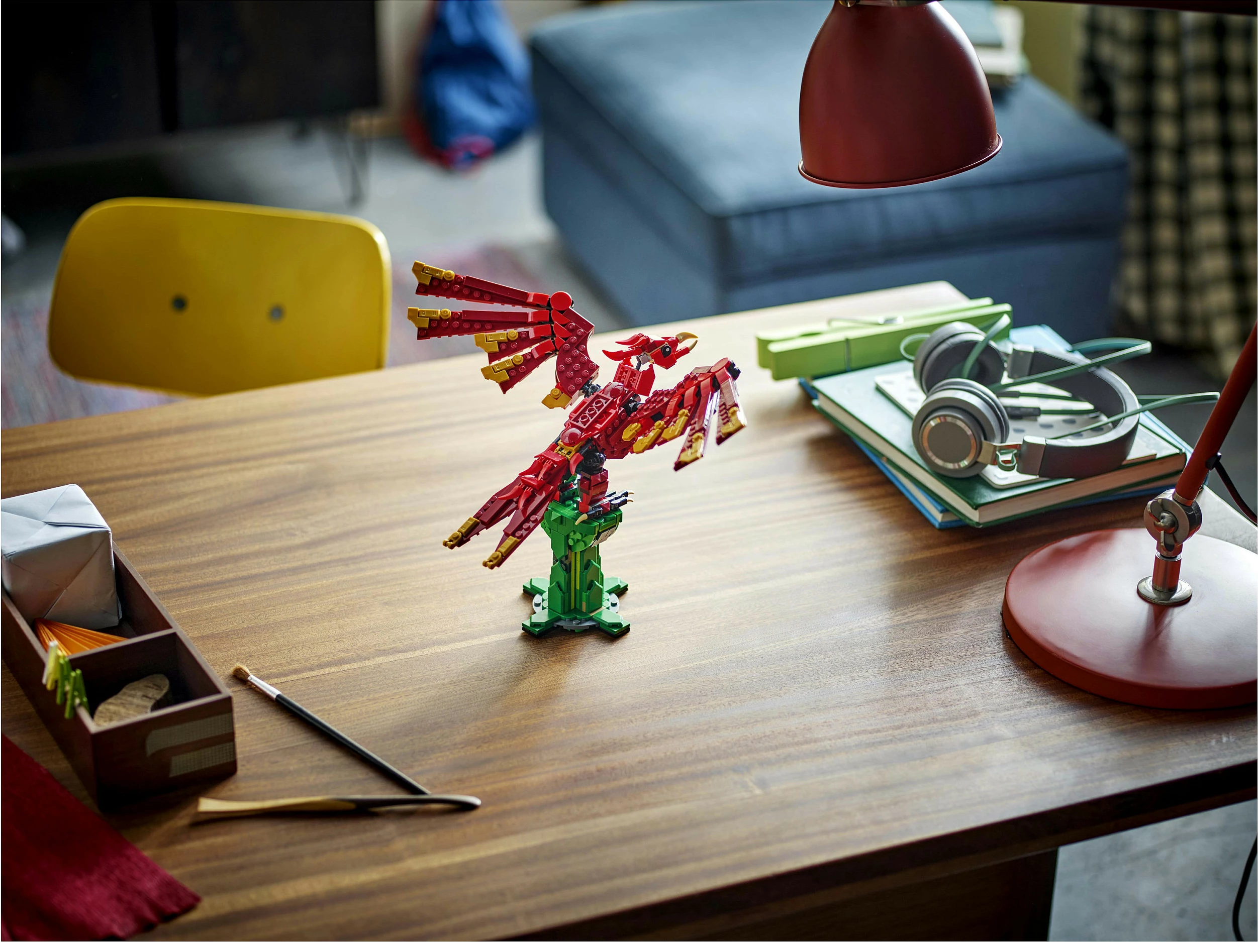 Set ndërtimi LEGO Creator Green Dragon 31161, shumëngjyrësh