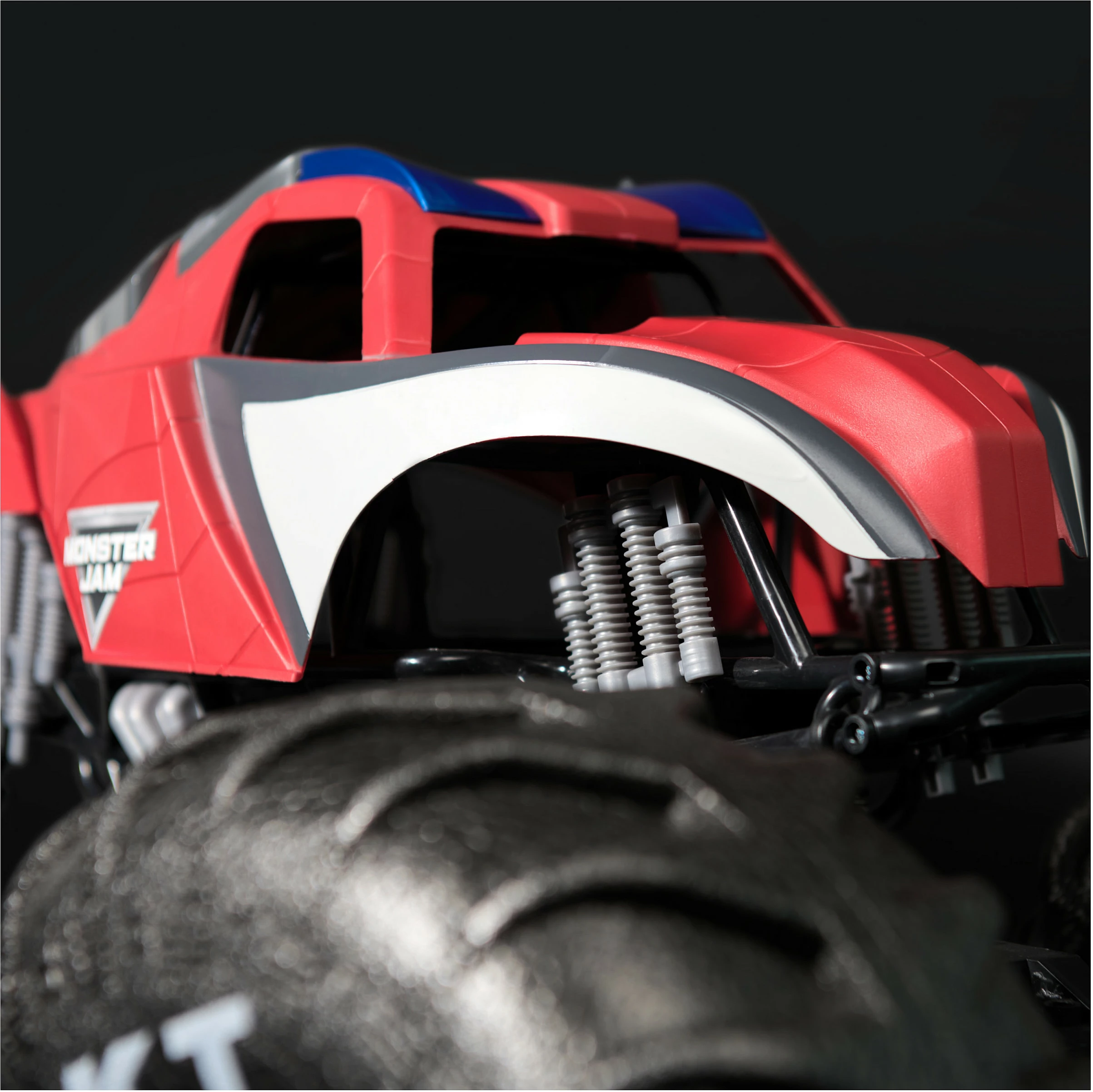 Monster truck RC Spin Master Monster Jam Mega Spider-Man, 1:6, mbi 60 cm, kuqe/zezë