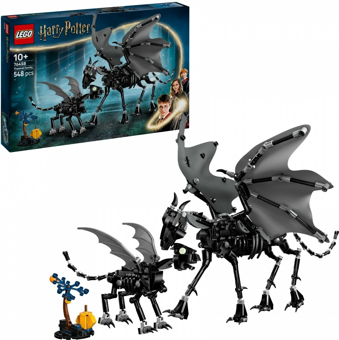 Set konstruktues LEGO Harry Potter 76458 Thestral Family 548 pjesë, moshë 10+, plastikë