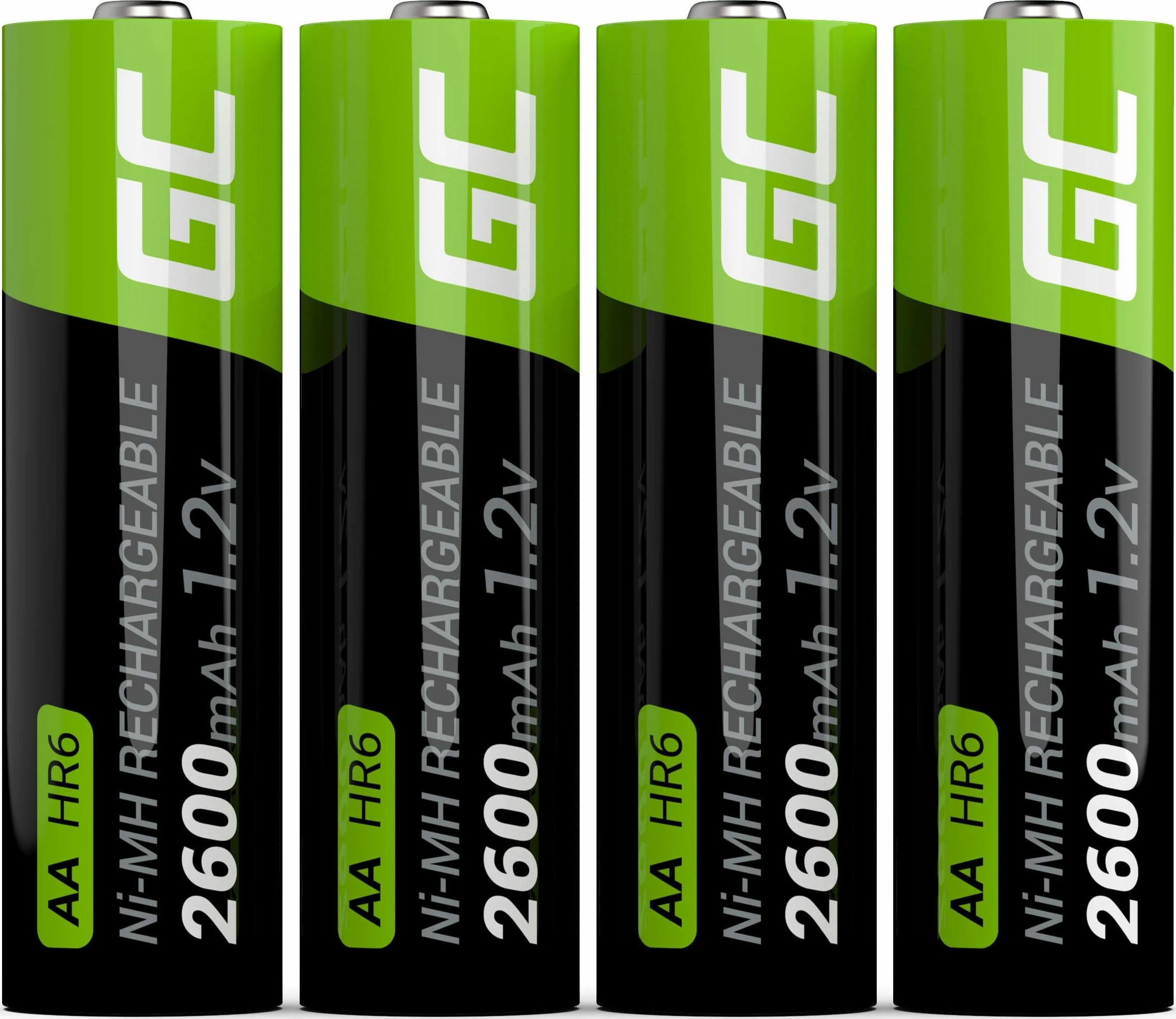 Bateri rikarikueshme Green Cell GR05 AA/R6 2600mAh 1.2V NiMH, set 4 copë