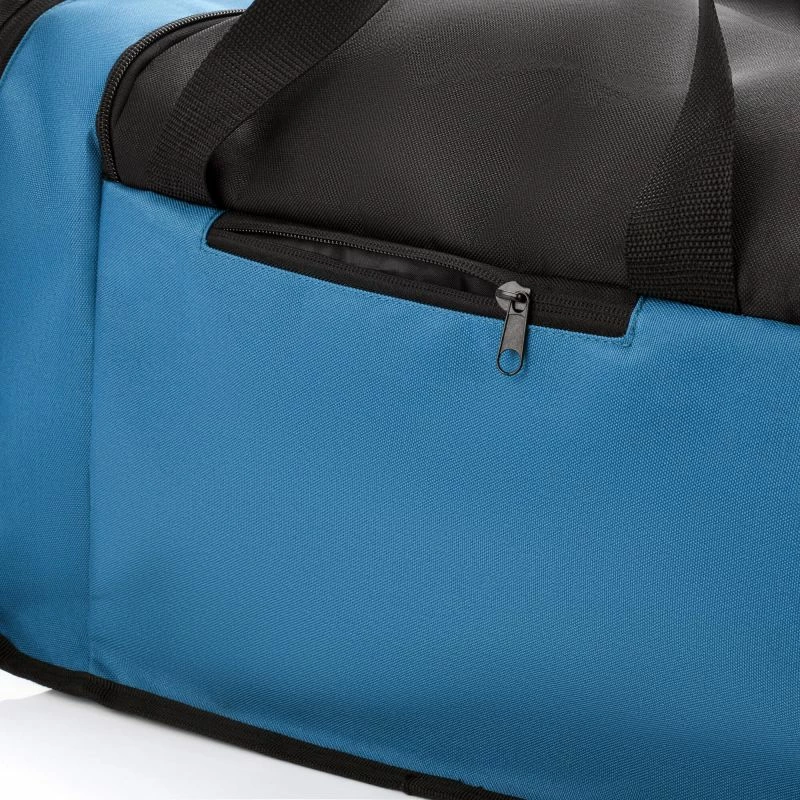 Çantë fitnesi Meteor, unisex, e zezë dhe blu