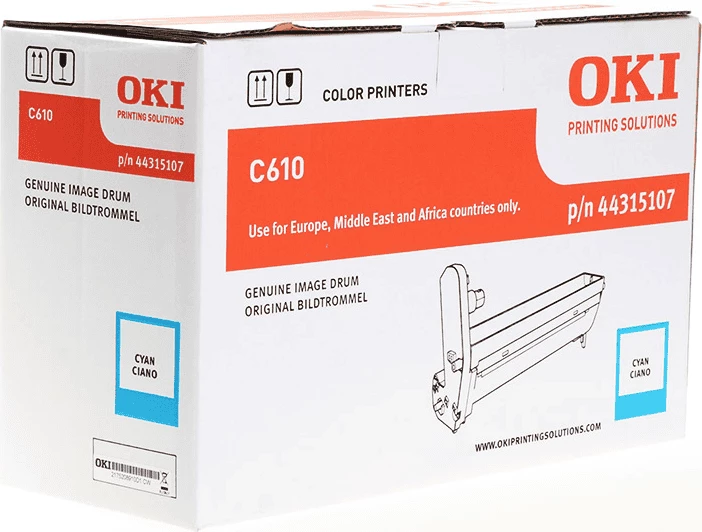 Njësi drum, OKI, 44315107, rendiment 20000 faqe, Standard, cyan