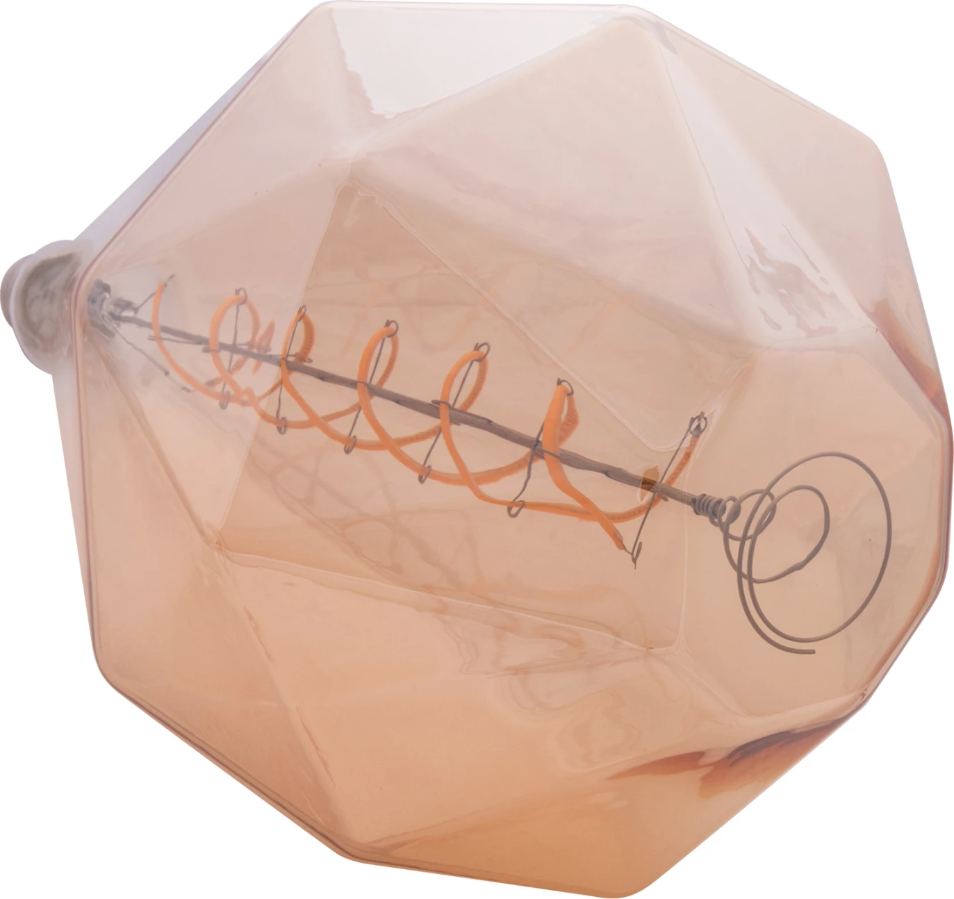 Llambë LED filament, 8W, E27, 3000K, ngjyrë ari, e zbehtë