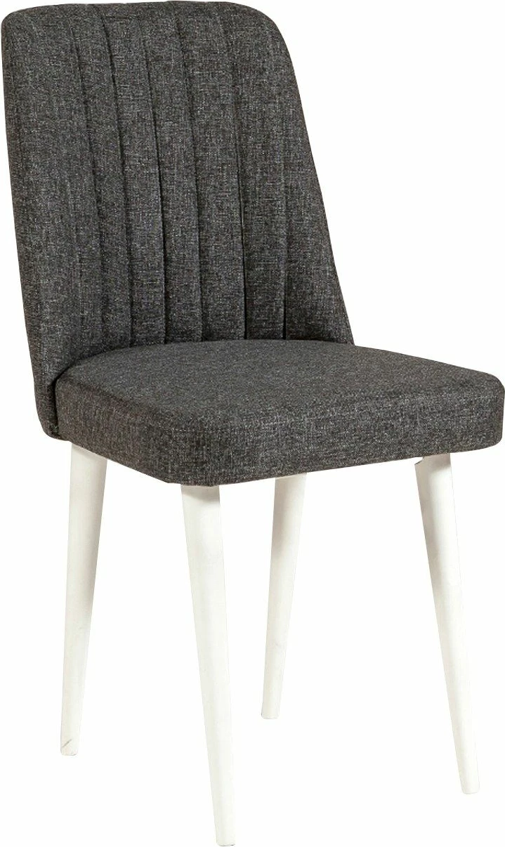 Set tavoline me karrige për ngrënie, e zgjatshme, 5 pjesë, Skye Decor Vina 1053-4, e bardhë dhe antracit