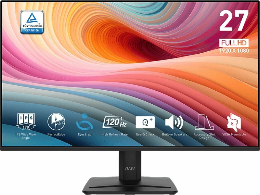 Monitor MSI PRO MP275 E2 27\" Full HD IPS 120Hz 1ms, i zi