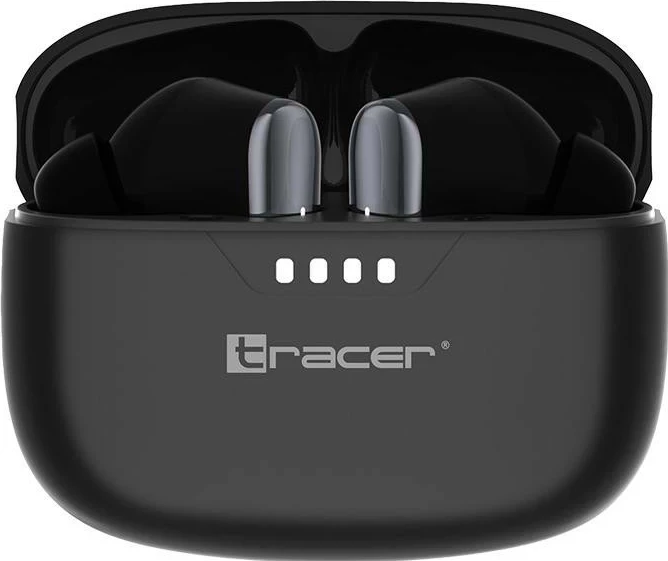 Kufje Tracer S2 Quad, True Wireless, Bluetooth 5.4, ANC, USB-C, të zeza