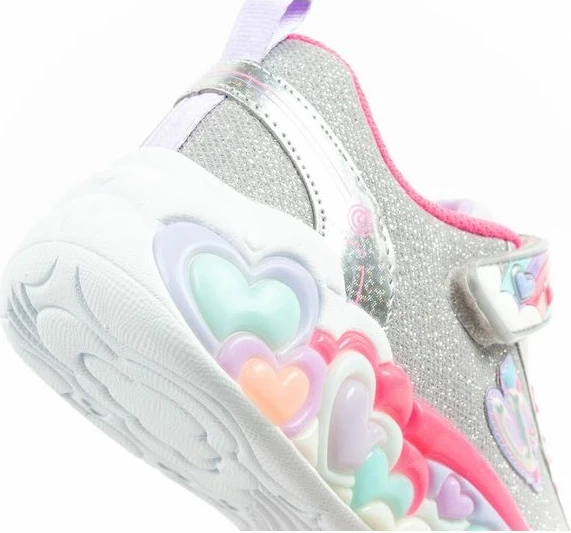 Atlete për fëmijë Skechers S Lights LED, gri [Madhësia: 28]