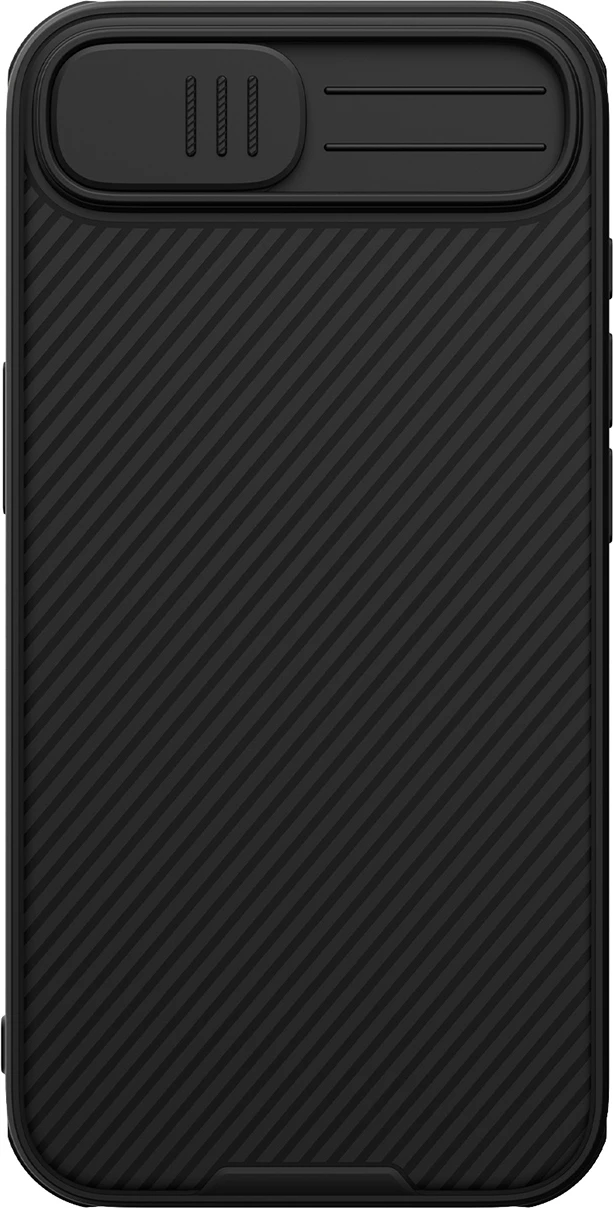 Mbështjellës Nillkin CamShield Pro Magnetic për iPhone 16e, i zi