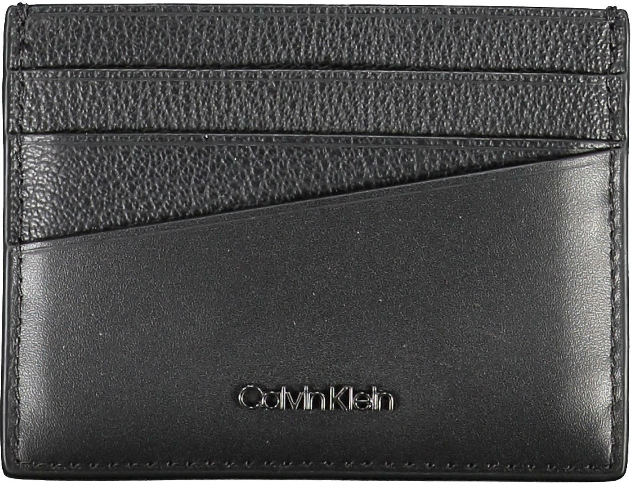 Portofol për meshkuj CALVIN KLEIN, i zi